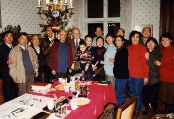 Der Besuch von Delegationen in der Wohnung des Autors war für Zhang Xueyan und Hong Li immer eine willkommene Abwechslung