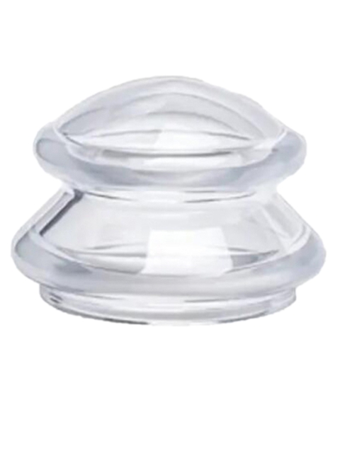 1 Stück Schröpfkopf aus Gummi ca. 5cm, Transparent