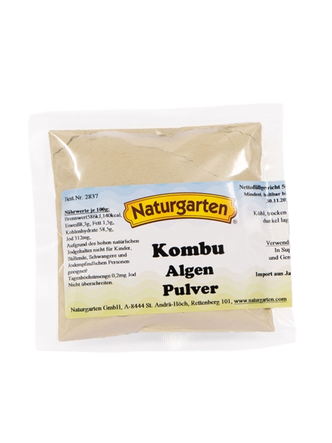 Kombu Algenpulver, 1000g