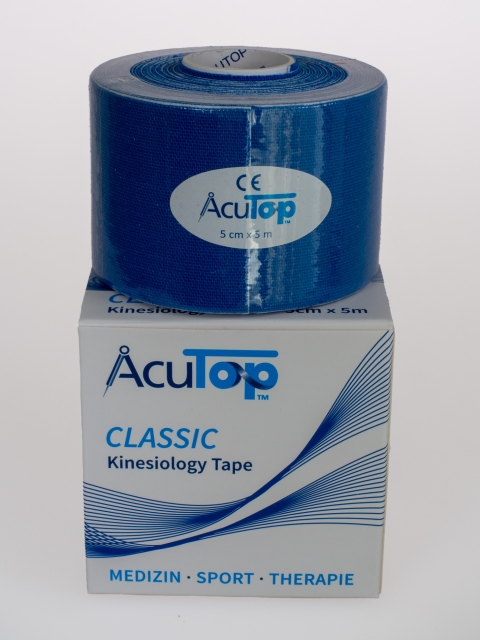 AcuTop Kinesiology Tape, dunkelblau, 5cm breit und 5 Meter lang