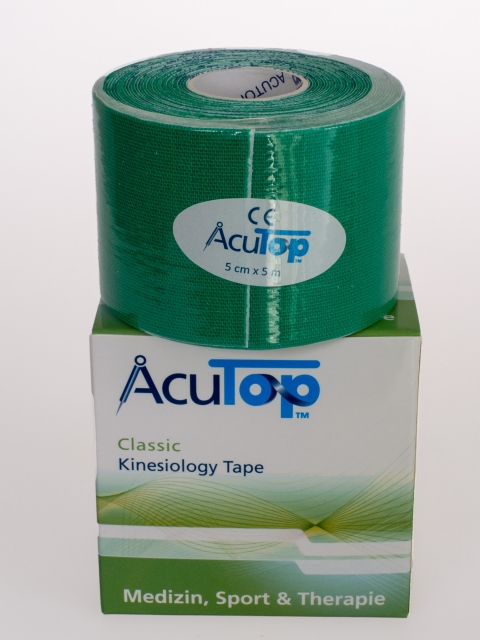 AcuTop Kinesiology Tape, grasgrün, 5cm breit und 5 Meter lang