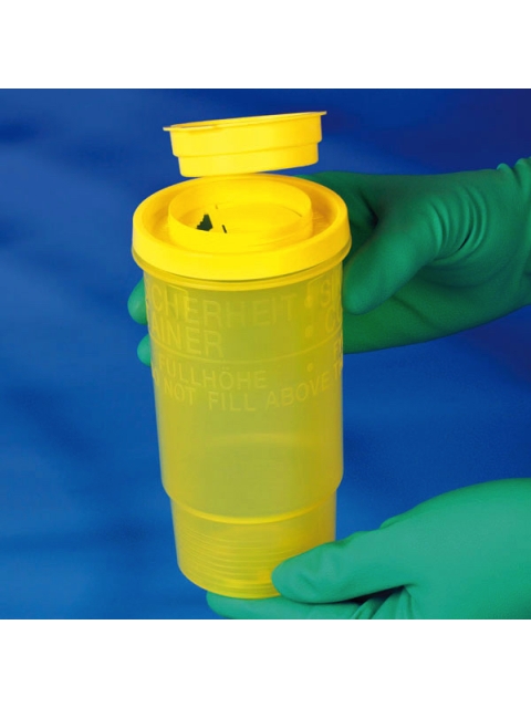 Nadelentsorgungsbox mit ca. 0,5 Liter