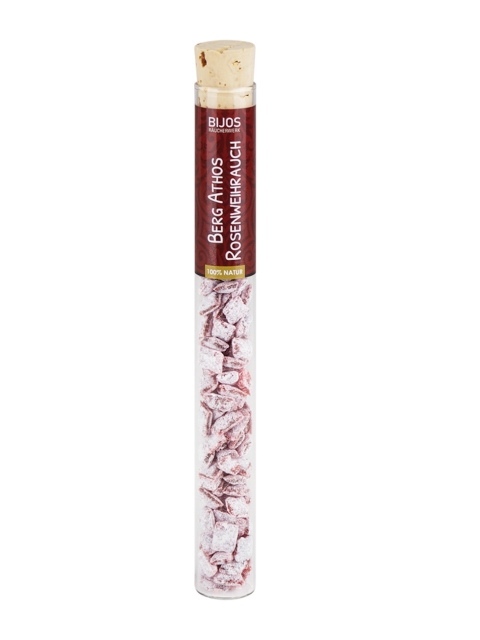 Bijos Räucherharze Berg Athos Rosenweihrauch, ca. 35ml Röhrchen