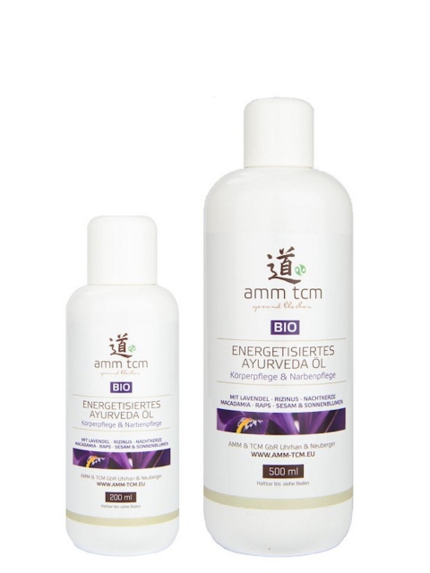 AMM & TCM Energetisiertes Öl - Ayurveda Öl, 200ml