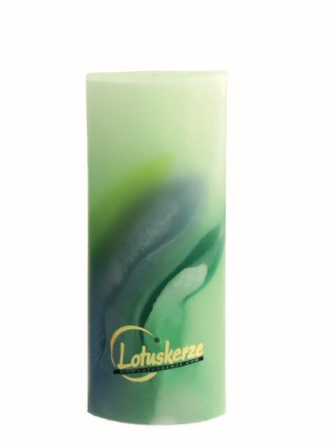 Lotuskerze Art Green Lilac Gr. 2 - 23 cm