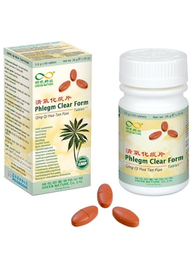 Phlegm Clear Form, Qing Qi Hua Tan Pian, 60 Pillen