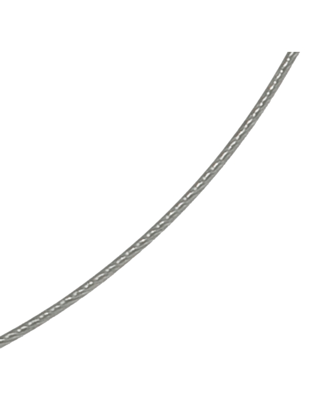 Stahlreif eine dicke Kordel stahlfarben, 45 cm