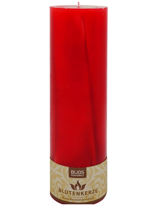 Blütenkerze Rot,Gr. 2 29 cm