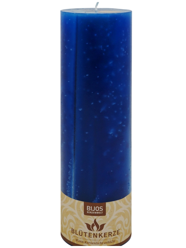 Blütenkerze BLAU, GR: 2, 29cm
