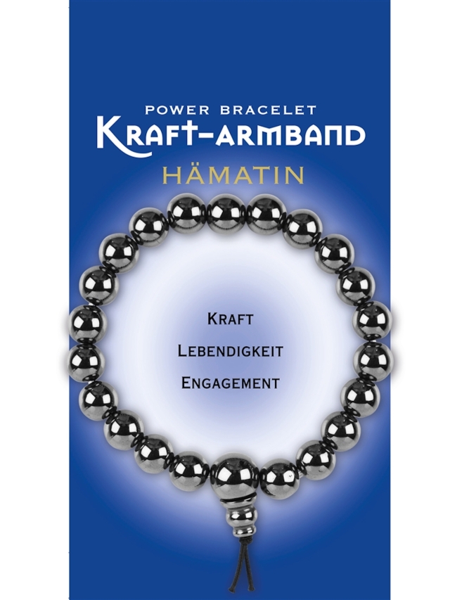 Kraft-Armband Hämatin: Kraft, Lebendigkeit, Engagement
