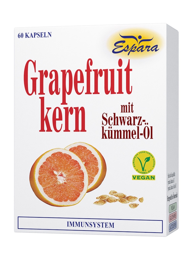 Grapefruitkern mit Schwarzkümmelöl Kapseln 60 Stk.