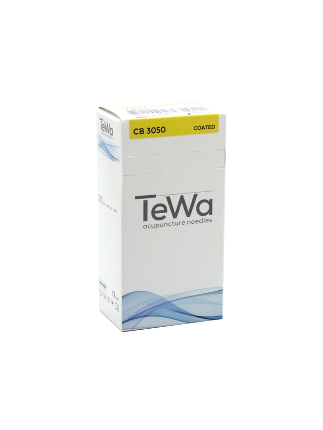 0,30 x 50mm TeWa CB Akupunkturnadel mit Kupferwendelgriff, 100 Stück Box