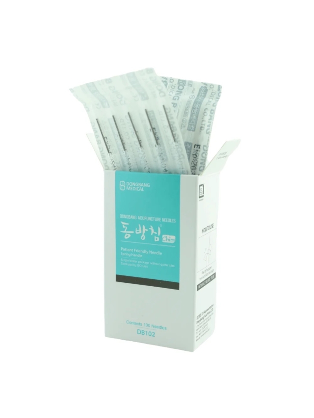DB102 0,16 x 30mm Dongbang Akupunkturnadeln, 100 Stück Packung, ohne Führungsrohr