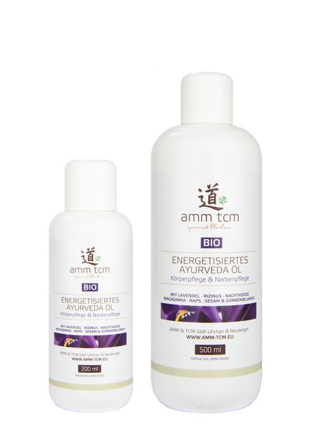 AMM & TCM Energetisiertes Öl - Ayurveda Öl, 500ml