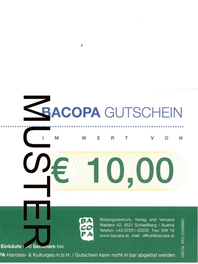 Bacopa Gutschein