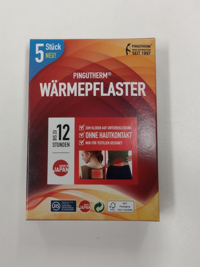 Wärmepflaster Pingu Therm, 5 Stück